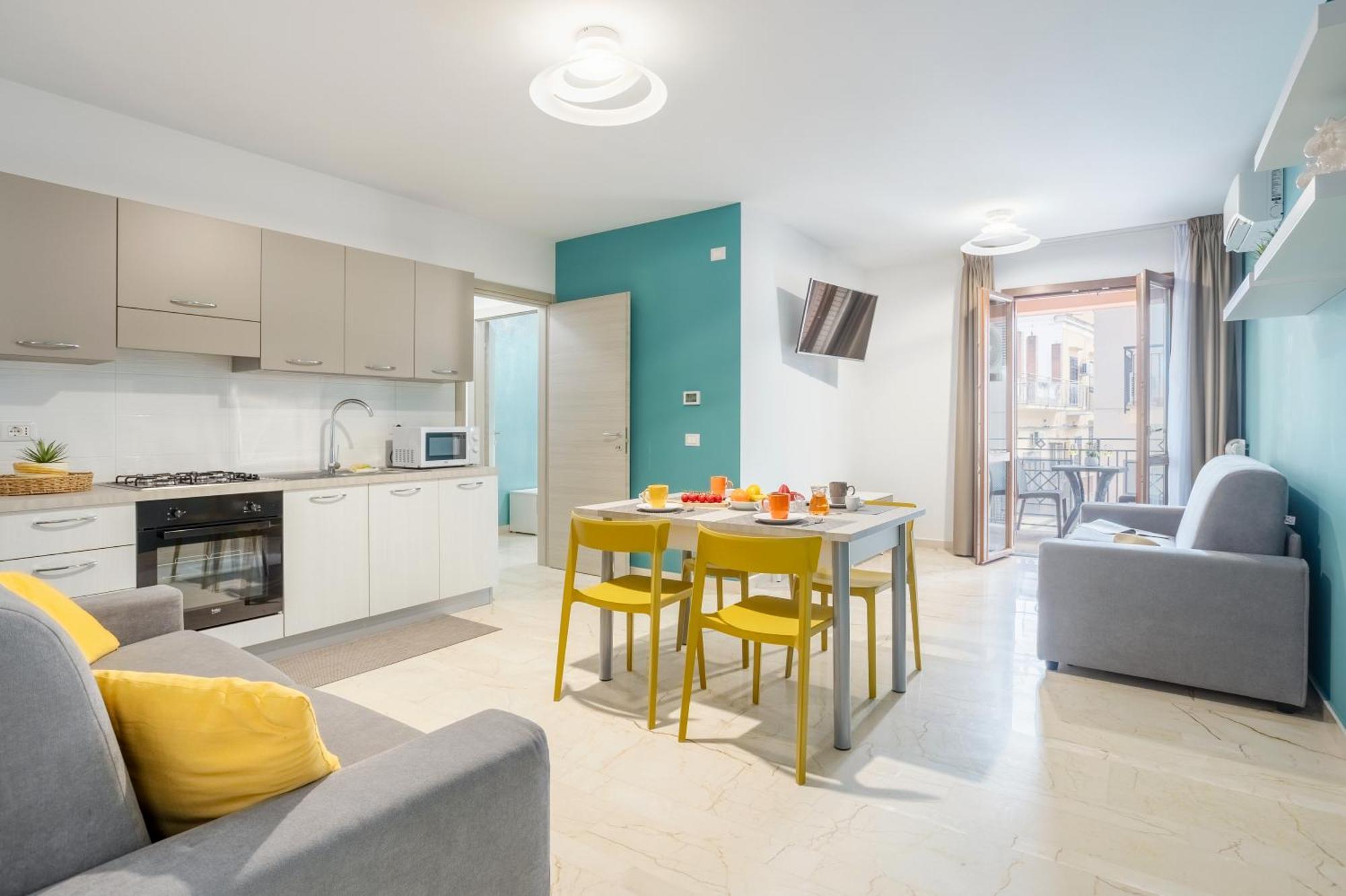 Azzurra Apartments Балестрате Екстериор снимка